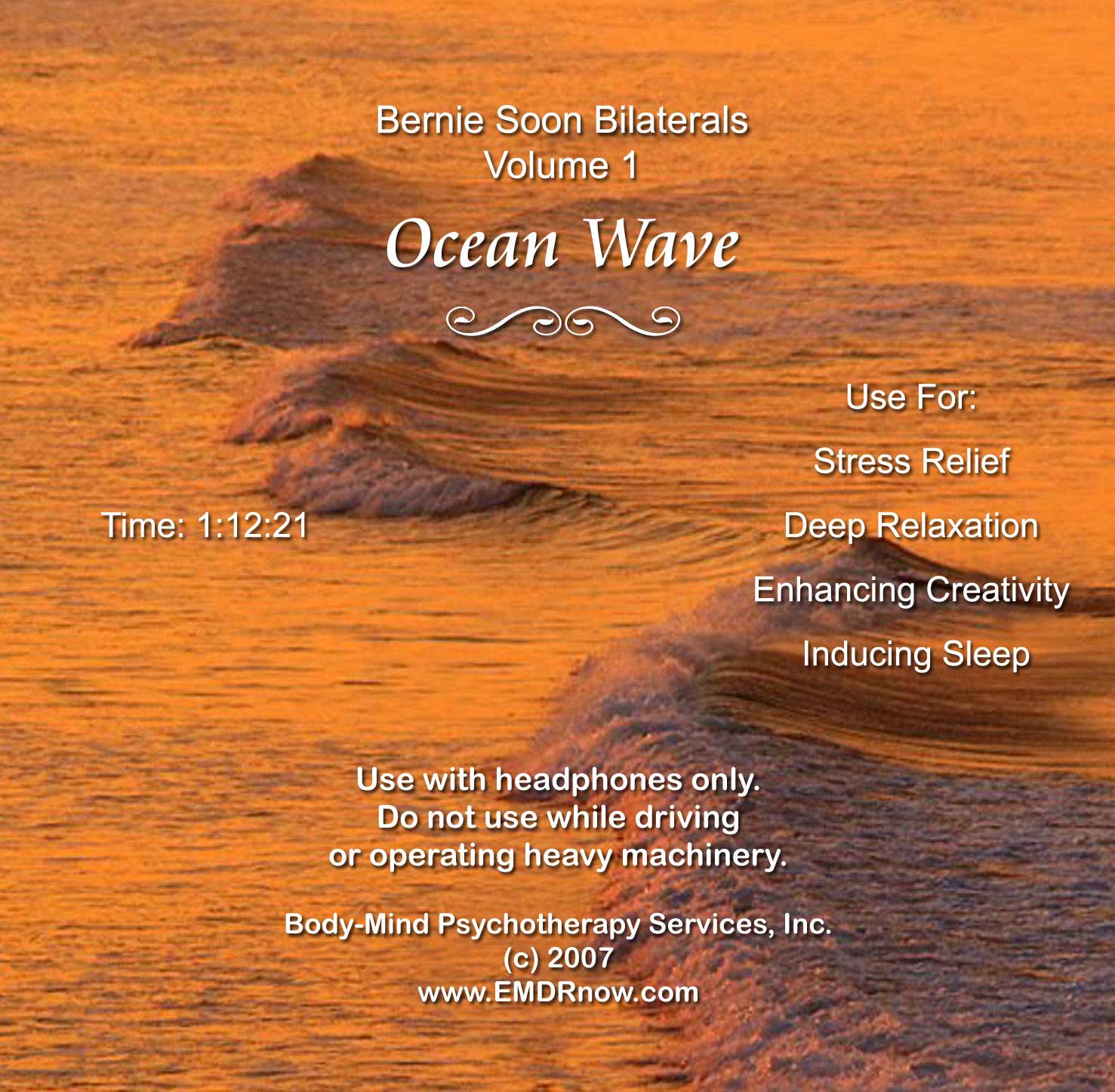EMDR Bilateral CD Vol. 1 Ocean Wave